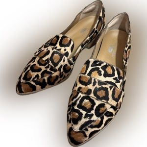 Leopard Dr Scholls Loafers